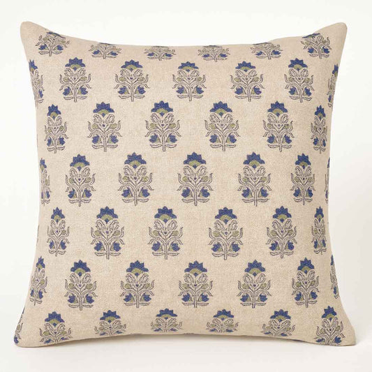 Tara Block Printed Pillow Cover