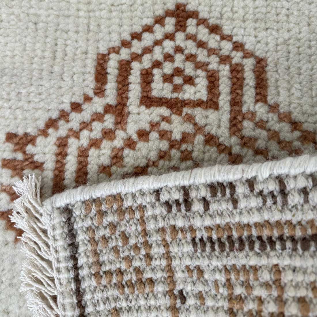 Luxin Hand Knotted Abstract Geometric Rug