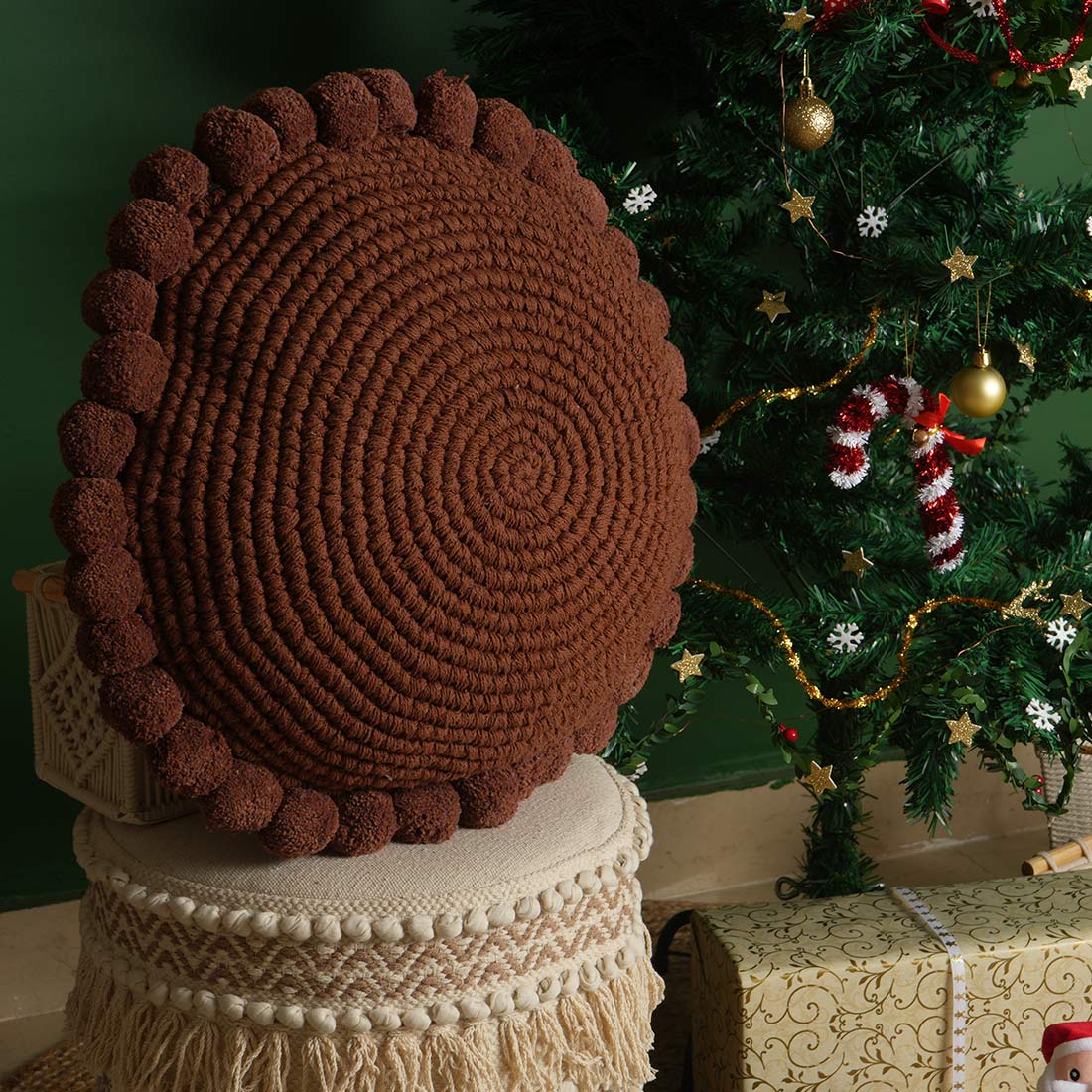 Noell Crochet Pillow Cover | Woven Home Décor | Holiday Gifting