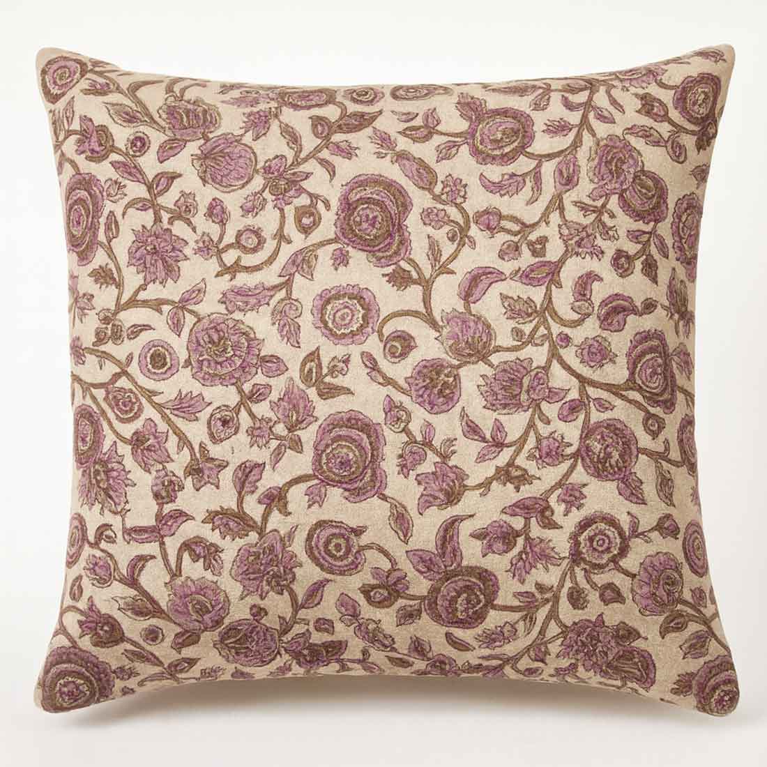 Nina Block Printed Pillow Cover
