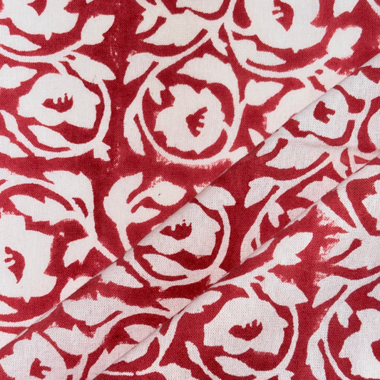 Ilish Block Print Cotton Fabric