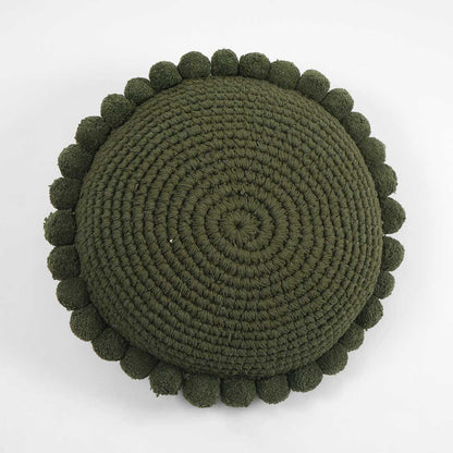 Holly Crochet Pillow Cover | Woven Home Décor | Holiday Gifting