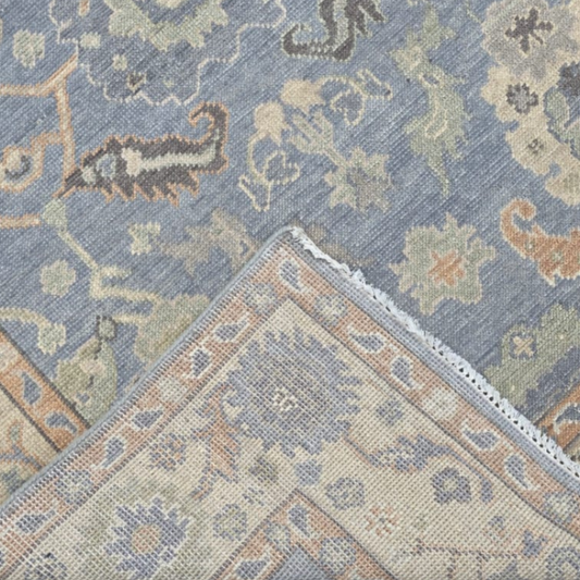 Lucy Hand-Knotted Oushak Rug | Hand-woven Wool Rug