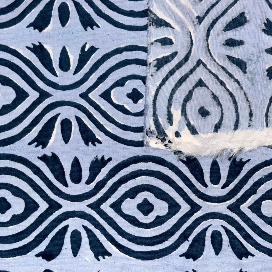 Neerja Cotton 44" Block-Printed Upholstery Fabric