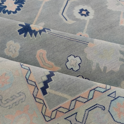 Grace Hand-Knotted Oushak Rug | Hand-woven Wool Rug