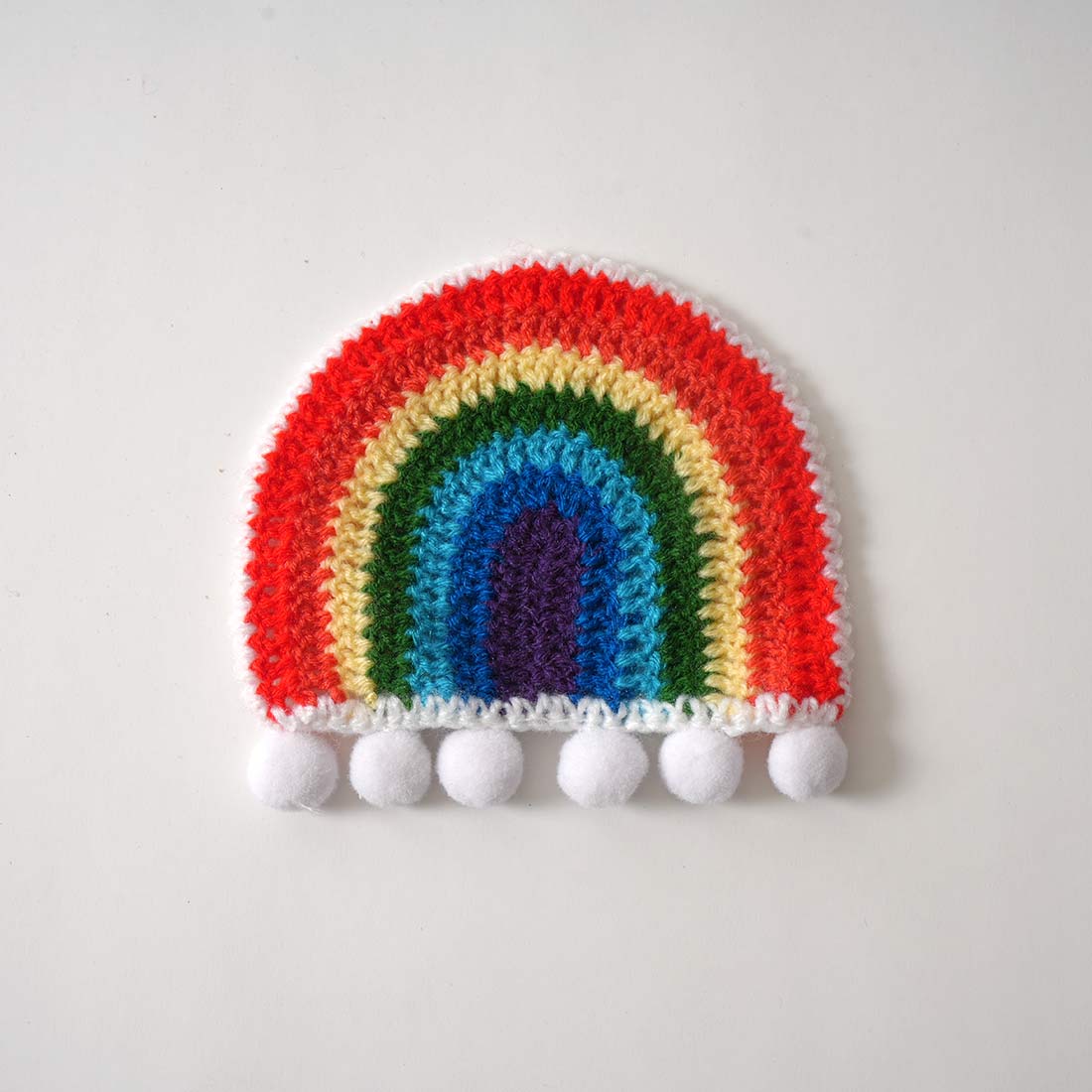 Aarohi Rainbow Crochet Coaster