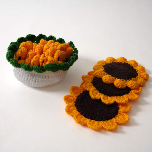 Suryavali Crochet Coaster
