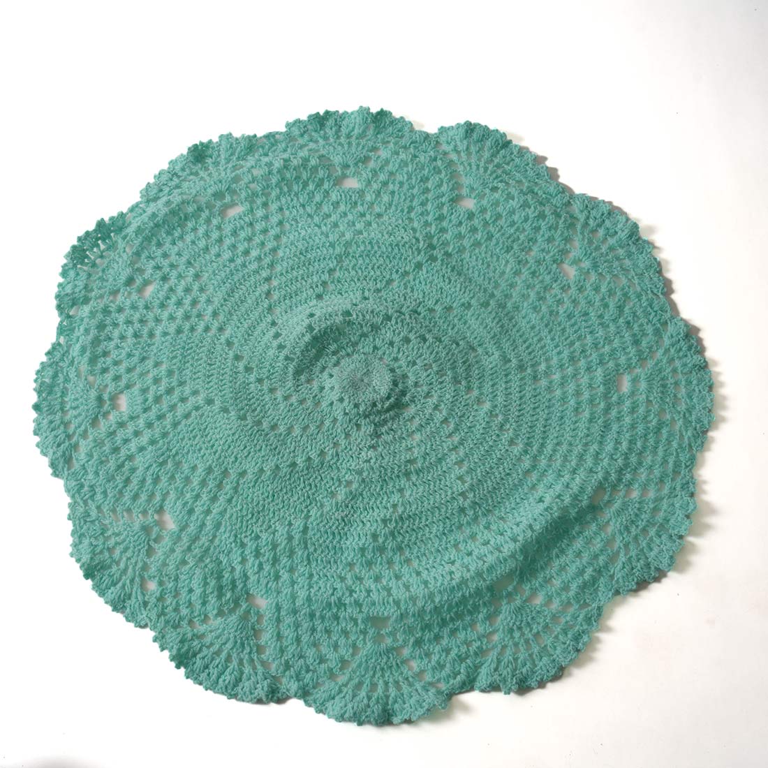 Blush Petal Crochet Doily