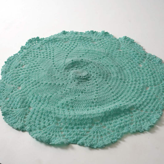 Blush Petal Crochet Doily