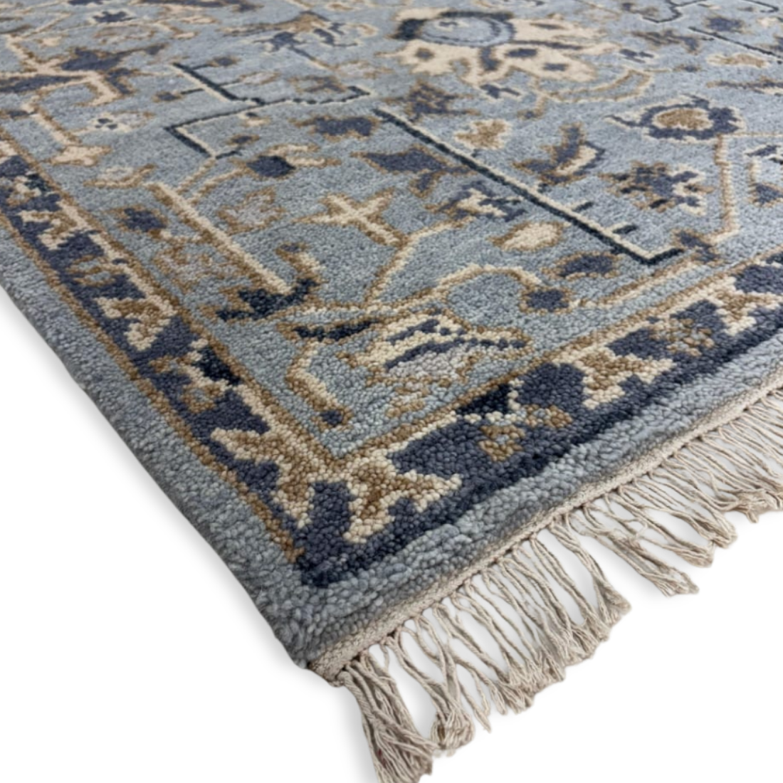 Madeline Hand-Knotted Oushak Rug | Hand-woven Wool Rug