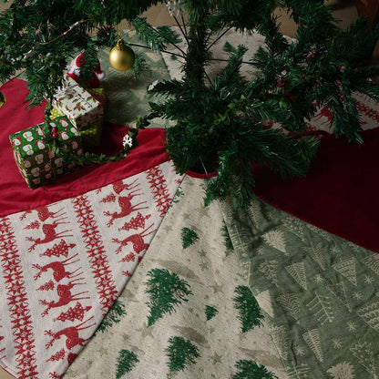 Yukio Christmas Tree Skirt | Christmas Home Decor | Holiday Gifting