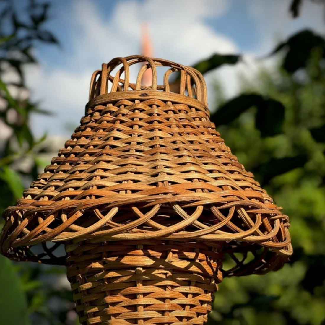 Cane Table Lampshade