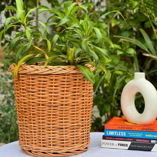 Rop Woven Round Planter