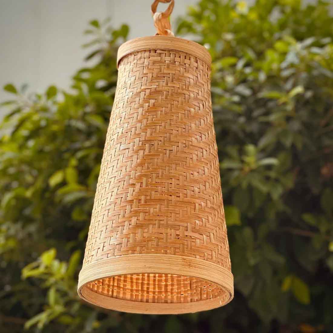 Hanging Natural Lampshade (Without Electrical Accessories)