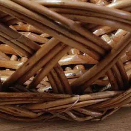 Sunpetal Round Woven Basket