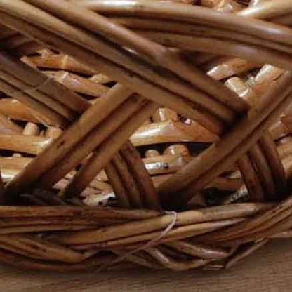 Sunpetal Round Woven Basket