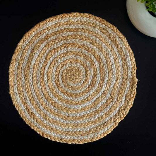 TARAH – Handwoven Round Jute Placemat