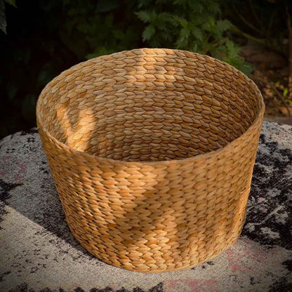 Ketu Round Woven Planter