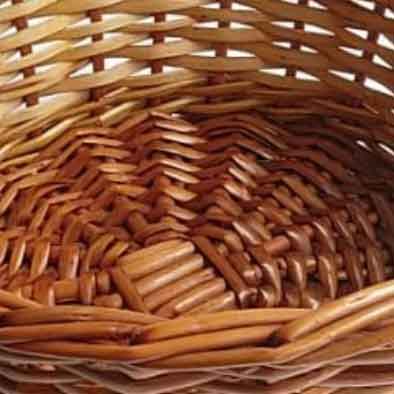 Niva Willow Round Bowl Basket