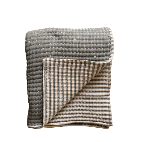 Cozra Solid Quilted Throw