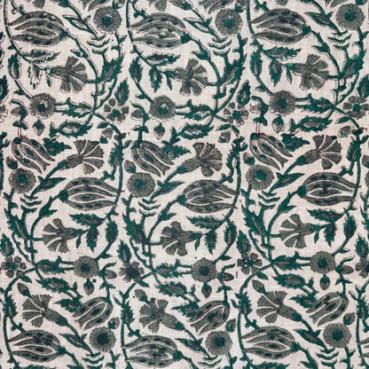 Gaami Block Printed Linen Fabric
