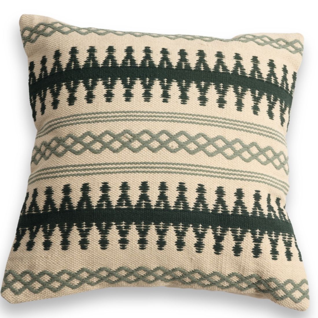 Rest Square Woven Pillow Cover