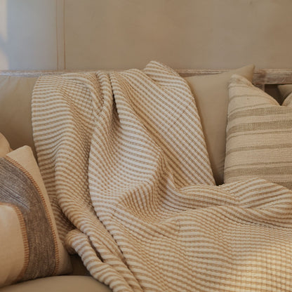 Toska Solid Quilted Throw