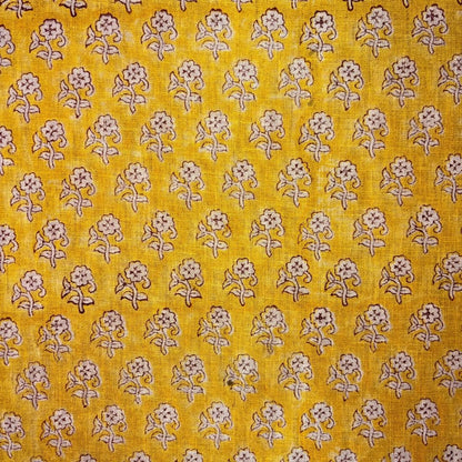 Maavi Block Printed Linen Fabric | Upholstery & Home Décor Fabric