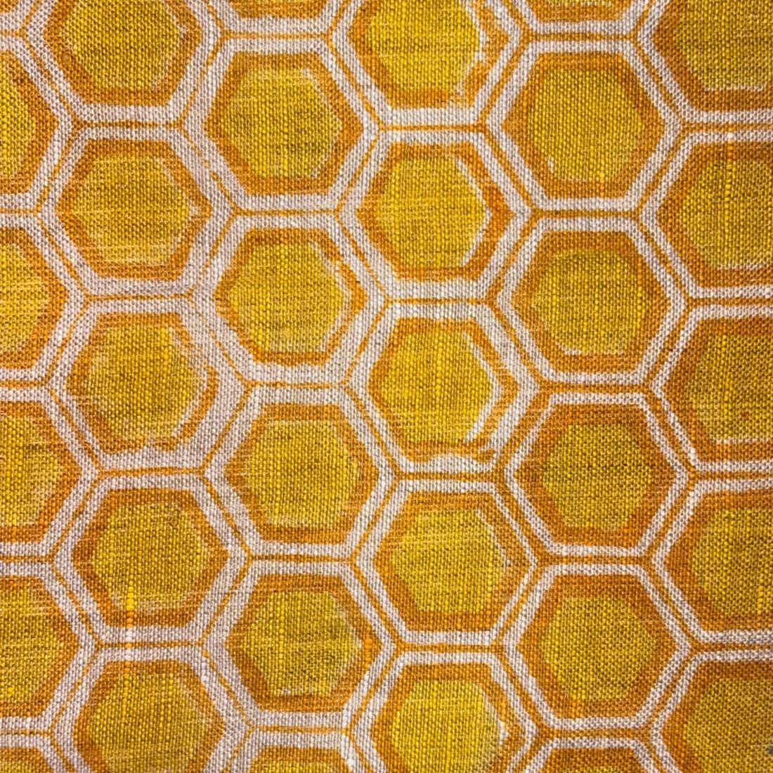 Ghung Block Printed Linen Fabric | Upholstery & Home Décor Fabric