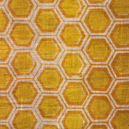 Ghung Block Printed Linen Fabric | Upholstery & Home Décor Fabric