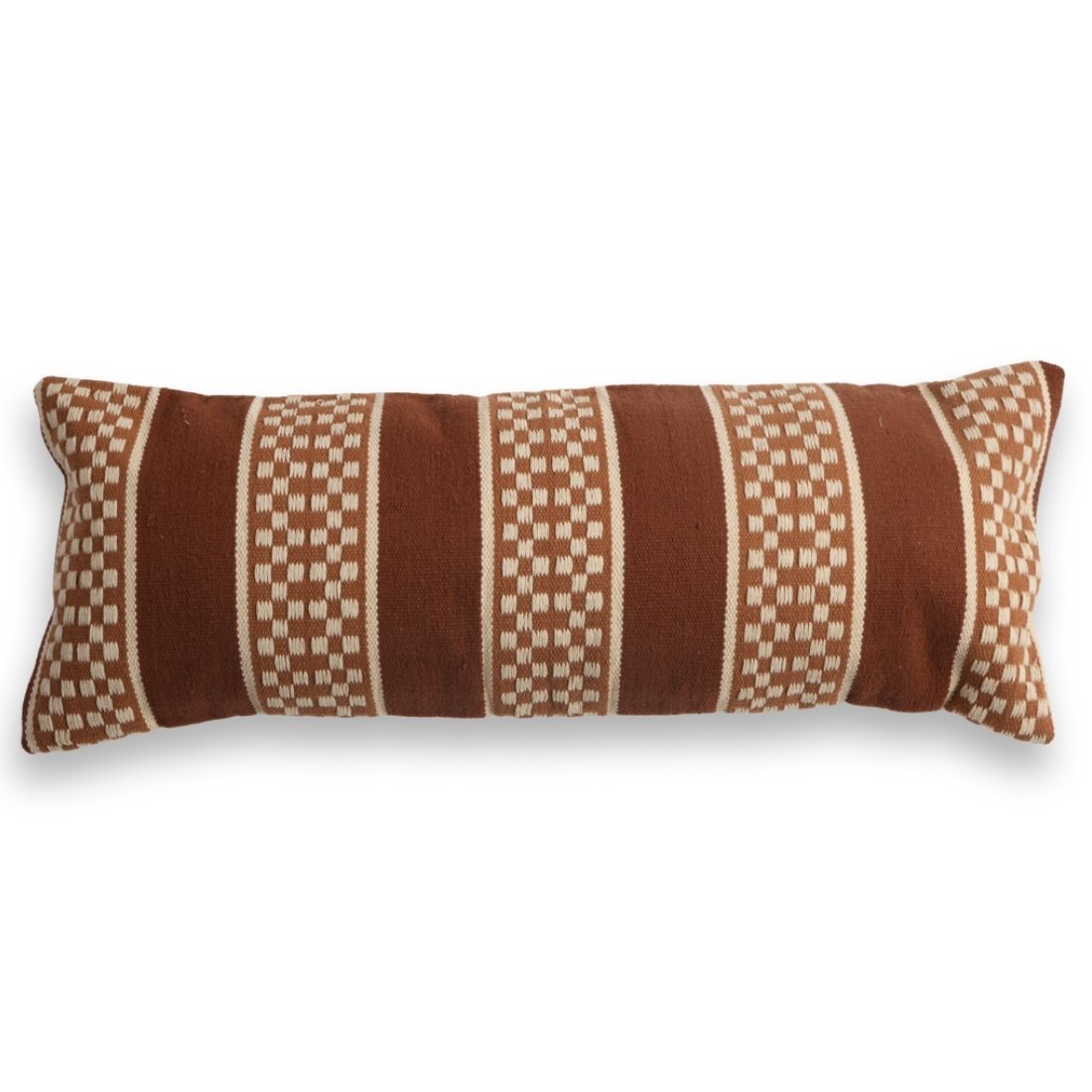 Puff Lumbar Woven Pillow Cover