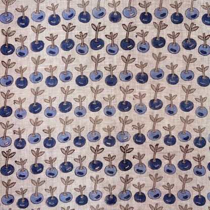 Paahi Linen 58" Block-Printed Buti Upholstery Fabric