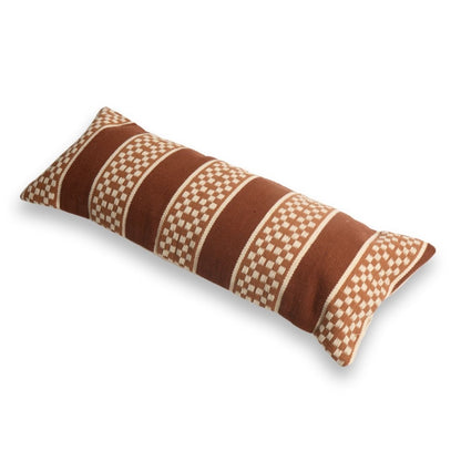 Puff Lumbar Woven Pillow Cover