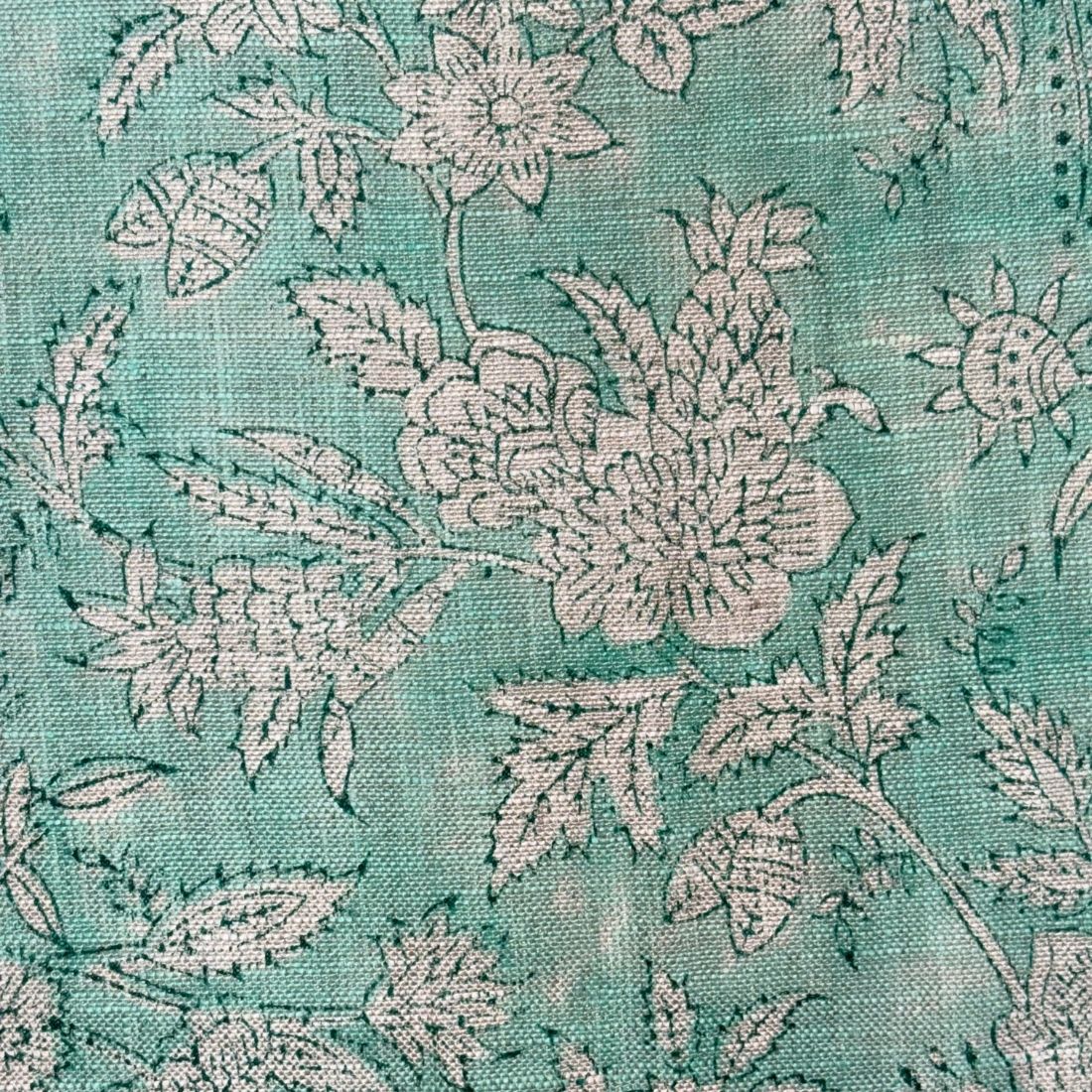 Chaap Block Printed Linen Fabric | Upholstery & Home Décor Fabric