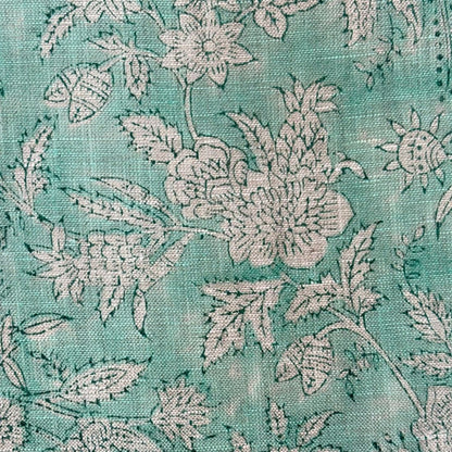 Chaap Block Printed Linen Fabric | Upholstery & Home Décor Fabric