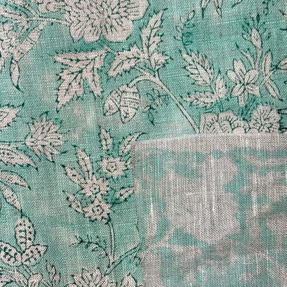 Chaap Block Printed Linen Fabric | Upholstery & Home Décor Fabric