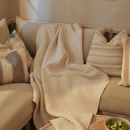 Toska Solid Quilted Throw