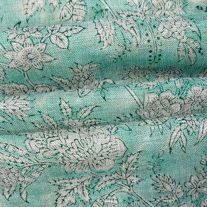 Chaap Block Printed Linen Fabric | Upholstery & Home Décor Fabric