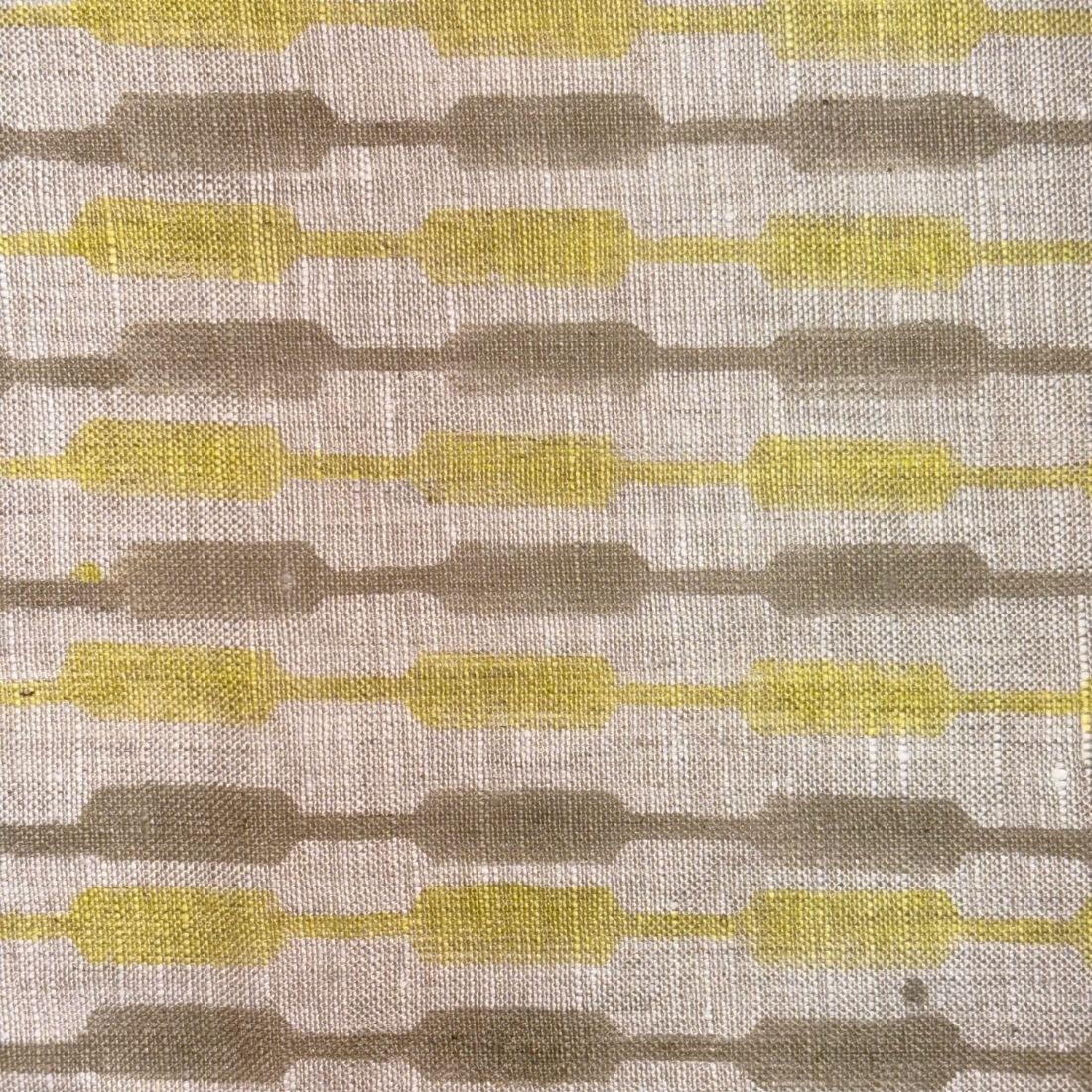 Phool Block Printed Linen Fabric | Upholstery & Home Décor Fabric