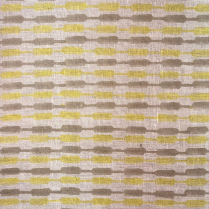 Phool Block Printed Linen Fabric | Upholstery & Home Décor Fabric