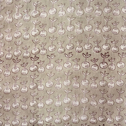 Dhair Block Printed Linen Fabric | Upholstery & Home Décor Fabric