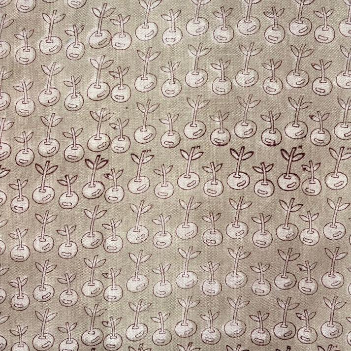 Paahi Linen 58" Block-Printed Buti Upholstery Fabric