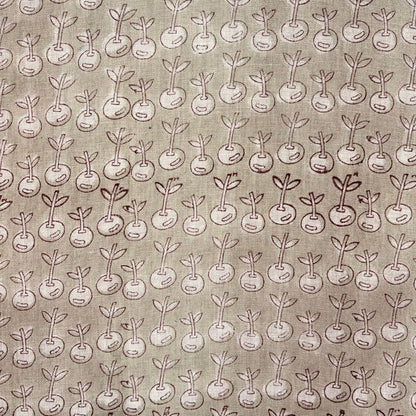 Paahi Linen 58" Block-Printed Buti Upholstery Fabric