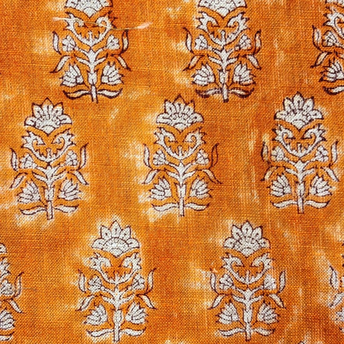 Surai Block Printed Linen Fabric