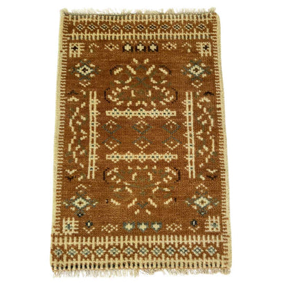 Aural Hand Knotted Abstract Geometric Rug