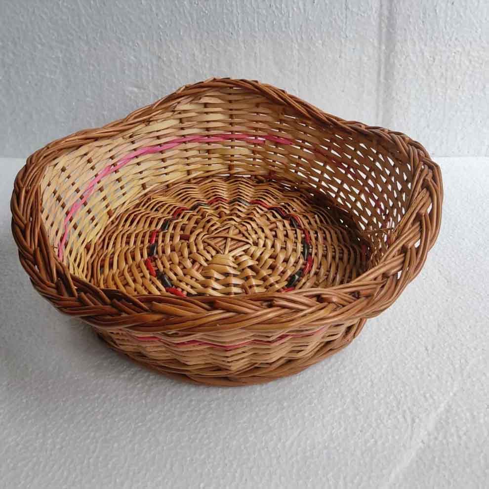 Willow Wave Basket - Premium Handwoven (Single Pc)
