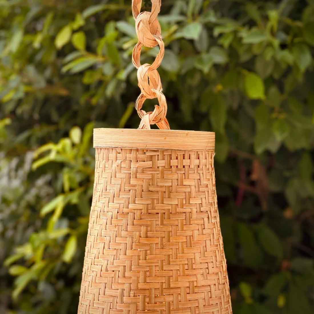 Hanging Natural Lampshade (Without Electrical Accessories)