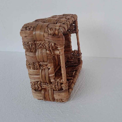 Aira Petite Cane-Edged Hyacinth Tray