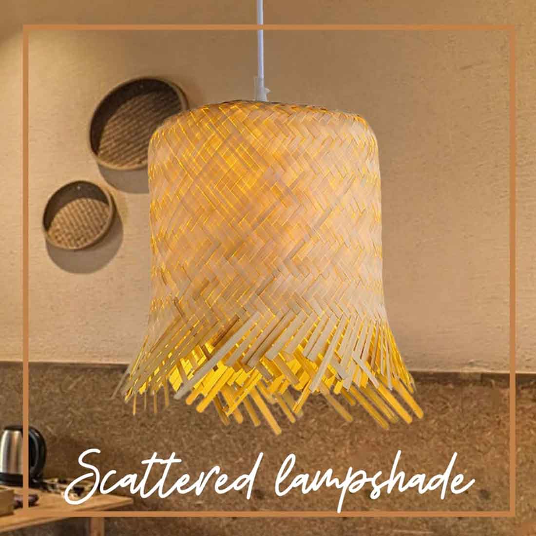 Scattered Lampshade - Natural (Without Electrical Accessories)