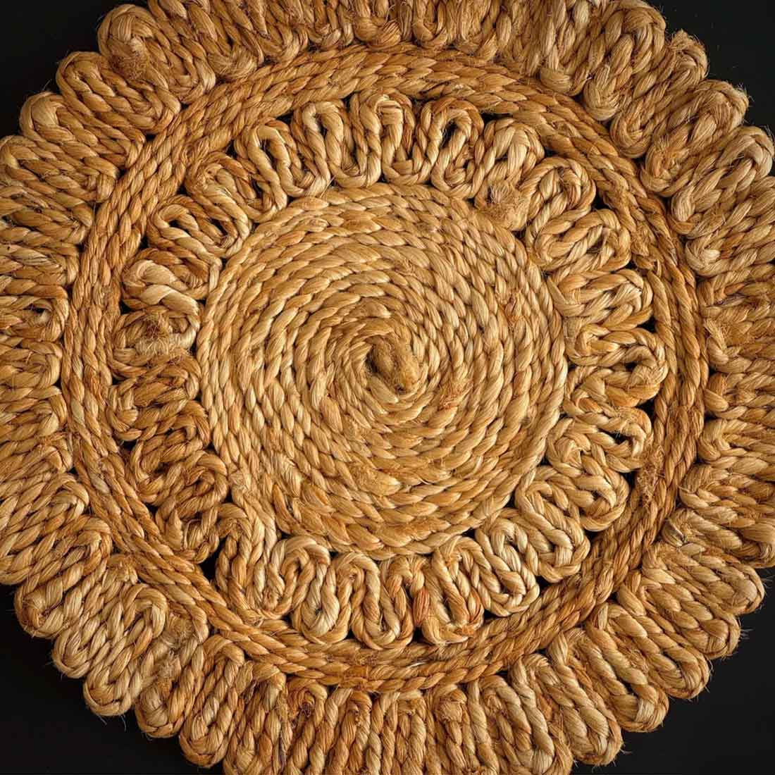 KoshaMini™ Square Jute Coaster – 6″